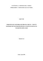prikaz prve stranice dokumenta Modeliranje i optimiranje procesa kruto-tekuće ekstrakcije ukupnih polifenola iz konvencionalno uzgojenog zrna soje
