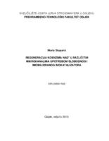 prikaz prve stranice dokumenta Regeneracija koenzima NAD+ u različitim mikrokanalima upotrebom slobodnog i imobiliziranog biokatalizatora