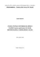 prikaz prve stranice dokumenta Utjecaj stupnja kontaminacije ječma s plijesni Fusarium graminearum na udjel deoksinivalenola i zearalenona u sladu