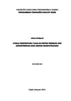 prikaz prve stranice dokumenta Utjecaj temperature i tlaka na protok permeata kod koncentriranja soka aronije nanofiltracijom