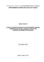 prikaz prve stranice dokumenta Utjecaj načina ekstrakcije akcesornih tvari na određivanje udjela lignina u različitim lignoceluloznim materijalima