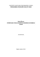 prikaz prve stranice dokumenta Istraživanje utjecaja različitih kumarina na inhibiciju lakaze