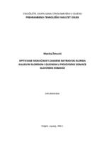 prikaz prve stranice dokumenta Ispitivanje mogućnosti zamjene natrijevog klorida kalijevim kloridom i glicinom u proizvodnji domaće slavonske kobasice