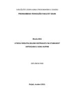 prikaz prve stranice dokumenta Utjecaj dodatka biljnih ekstrakata na stabilnost antocijana soka kupine