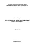 prikaz prve stranice dokumenta Procjena prehrane trudnica metodom upitnika učestalosti namirnica