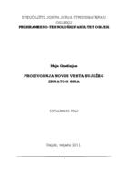 prikaz prve stranice dokumenta Proizvodnja novih vrsta svježeg zrnatog sira