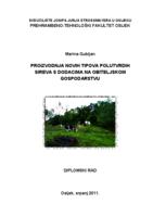 prikaz prve stranice dokumenta Proizvodnja novih tipova polutvrdih sireva s dodacima na obiteljskom gospodarstvu