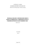 prikaz prve stranice dokumenta Regionalni geološki i hidrogeološki odnosi u području Žumberačkog i Samoborskog gorja s posebnim osvrtom na zalihe podzemnih voda
