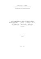 prikaz prve stranice dokumenta Geološka baština Republike Češke u zbirci minerala Zavoda za mineralogiju, petrologiju i mineralne sirovine