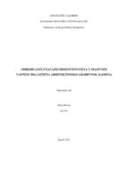 prikaz prve stranice dokumenta Određivanje značajki diskontinuiteta u masivnim vapnencima ležišta arhitektonsko-građevnog kamena
