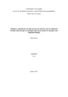 prikaz prve stranice dokumenta Mineral chemistry of the magmatic rocks and evaporites within the Dinaric evaporite melange (Kosovo, Sinjsko and Vrličko polje)