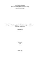 prikaz prve stranice dokumenta Primjena GIS tehnologije pri izradi studije utjecaja na okoliš trase plinovoda Zlobin-Rupa
