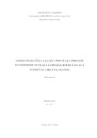 prikaz prve stranice dokumenta Geomatematička analiza podataka pirolize površinskih uzoraka gornjojurskih naslaga područja Like i Dalmacije