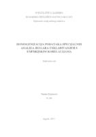 prikaz prve stranice dokumenta Homogenizacija podataka specijalnih analiza jezgara usklađivanjem s empirijskim korelacijama