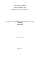 prikaz prve stranice dokumenta EU tržište plina u svijetlu geopolitičkih promjena u razdoblju 2013.-2015.