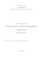 prikaz prve stranice dokumenta Zelena gradnja u potresom pogođenim područjima