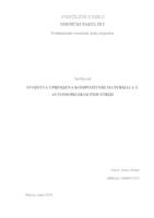 prikaz prve stranice dokumenta Svojstva i primjena kompozitnih materijala u automobilskoj industriji