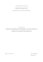 prikaz prve stranice dokumenta Tehničko rješenje baterijskog postrojenja za pohranu električne energije