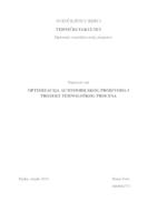 prikaz prve stranice dokumenta Optimizacija automobilskog proizvoda i projekt tehnološkog procesa