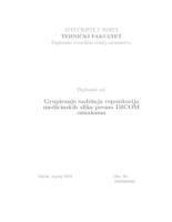 prikaz prve stranice dokumenta Grupiranje sadržaja repozitorija medicinskih slika prema DICOM oznakama