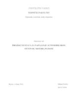 prikaz prve stranice dokumenta PROJEKT SUSTAVA ZA NAPAJANJE AUTOMOBILSKOG OTTOVOG MOTORA PLINOM 
