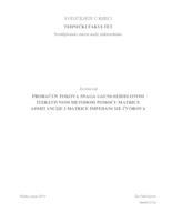 prikaz prve stranice dokumenta Proračun tokova snaga Gauss-Seidelovom iterativnom metodom pomoću matrice admitancije i matrice impedancije čvorova