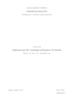 prikaz prve stranice dokumenta Implementacija NFC tehnologije na Raspberry Pi računalu / NFC implementation on Raspberry Pi