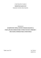 prikaz prve stranice dokumenta KORIŠTENJE INFRACRVENE TERMOGRAFIJE ZA POBOLJŠANJE ENERGETSKE UČINKOVITOSTI OPREME U PROCESNOJ ENERGETSKOJ INDUSTRIJI