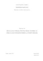 prikaz prve stranice dokumenta Regulacija pomaka pneumatskog cilindra za upravljanje spojkom Formula Student bolida