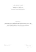 prikaz prve stranice dokumenta MODELIRANJE I OPTIMIZACIJA NEKONVENCIONALNIH POSTUPAKA OBRADE ODVAJANJEM ČESTICA 