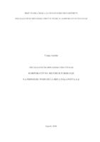 prikaz prve stranice dokumenta Korporativno restrukturiranje na primjeru poduzeća Hrvatska pošta d.d.