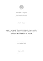 prikaz prve stranice dokumenta Terapijske mogućnosti liječenja sindroma pekućih usta