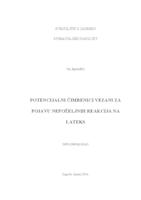 prikaz prve stranice dokumenta Potencijalni čimbenici vezani za pojavu nepoželjnih reakcija na lateks