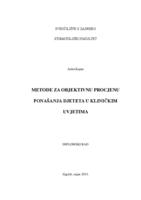 prikaz prve stranice dokumenta Metode za objektivnu procjenu ponašanja djeteta u kliničkim uvjetima