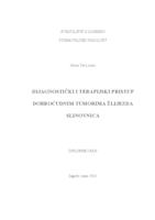 prikaz prve stranice dokumenta Dijagnostički i terapijski pristup dobroćudnim tumorima žlijezda slinovnica