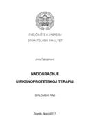 prikaz prve stranice dokumenta Nadogradnje u fiksnoprotetskoj terapiji