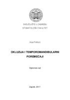 prikaz prve stranice dokumenta Okluzija i temporomandibularni poremećaji