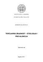 prikaz prve stranice dokumenta Tercijarna zbijenost - etiologija i prevalencija