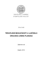 prikaz prve stranice dokumenta Terapijske mogućnosti u liječenju oralnog lihena planusa