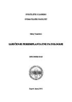 prikaz prve stranice dokumenta Liječenje periimplantatne patologije