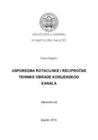 prikaz prve stranice dokumenta Usporedba rotacijske I recipročne  tehnike obrade korijenskog kanala