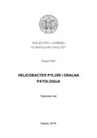 prikaz prve stranice dokumenta Helicobacter pylori i oralna patologija