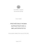 prikaz prve stranice dokumenta Pričvršćenje fiksnih suprastruktura u implantoprotetici