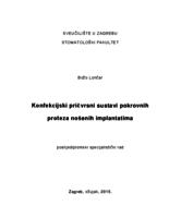 prikaz prve stranice dokumenta Konfekcijski pričvrsni sustavi pokrovnih proteza nošenih implantatima