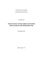 prikaz prve stranice dokumenta Mogućnosti funkcijske i estetske rekonstrukcije prednjih zubi