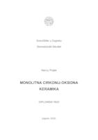 prikaz prve stranice dokumenta Monolitna cirkonij - oksidna keramika
