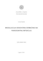 prikaz prve stranice dokumenta Modulacija odgovora domaćina na parodontnu infekciju