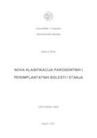 prikaz prve stranice dokumenta Nova klasifikacija parodntnih i periimplantatnih bolesti i stanja