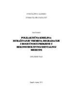 prikaz prve stranice dokumenta Polilaktična kiselina: Istraživanje vremena degradacije i mogućnosti primjene u rekonstruktivnoj dentalnoj medicini