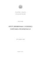 prikaz prve stranice dokumenta Vrste membrana u vođenoj koštanoj regeneraciji